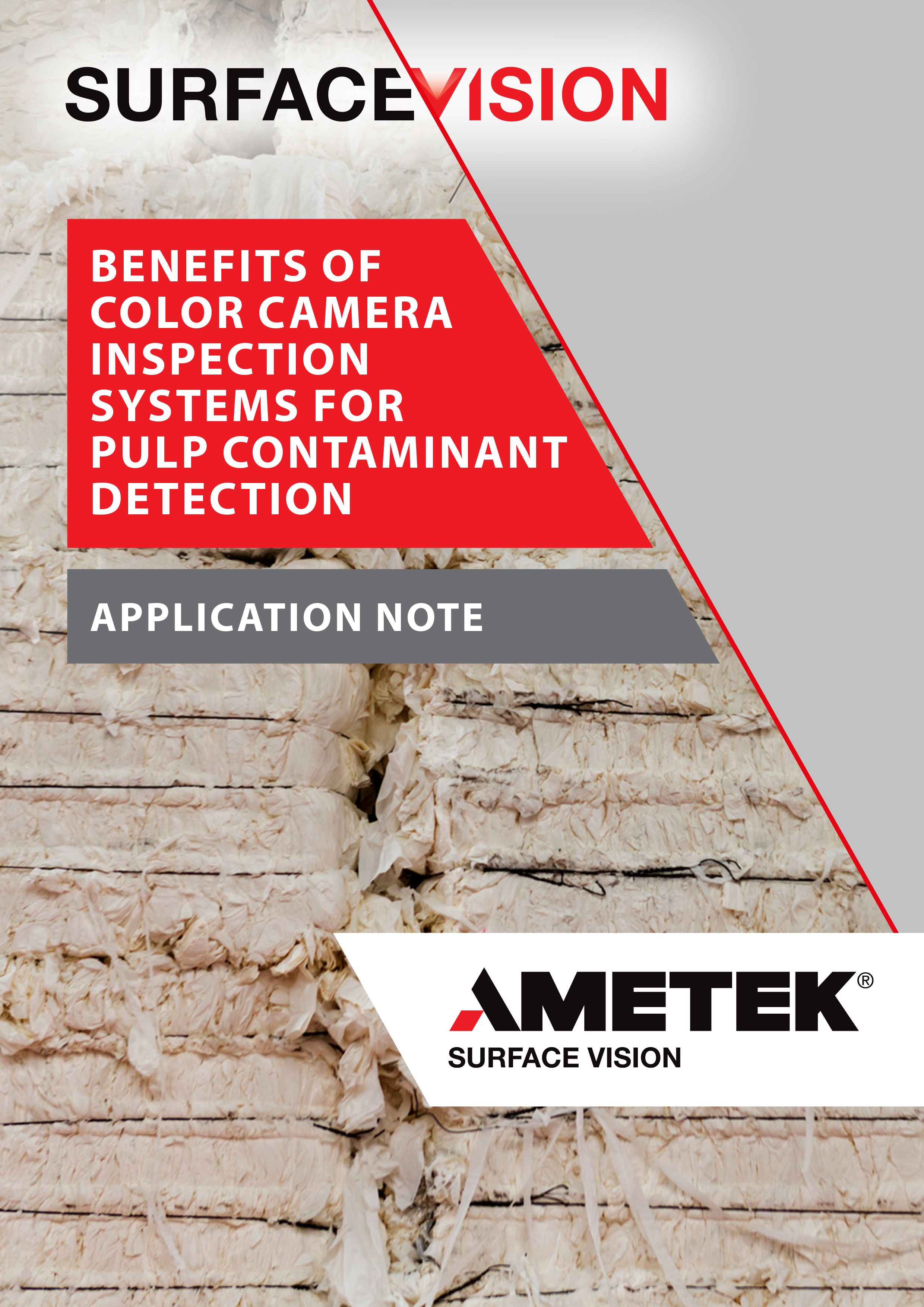 BENEFITS OF COLOR CAMERA INSPECTION SYSTEMS FOR PULP CONTAMINANT DETECTION - Application Note (EN)