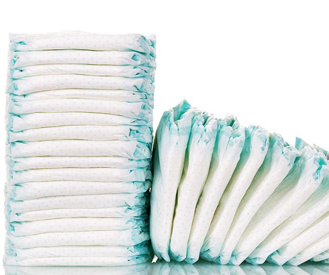 衛生用品分野での不織布の利用