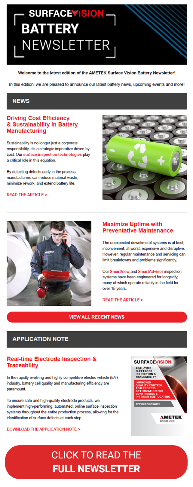 Battery Newsletter | Surface Vision | September 2025